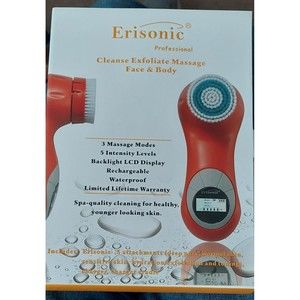 Erisonic Professional Face Body Cleansing Brush Massage Waterproof Rechargeable